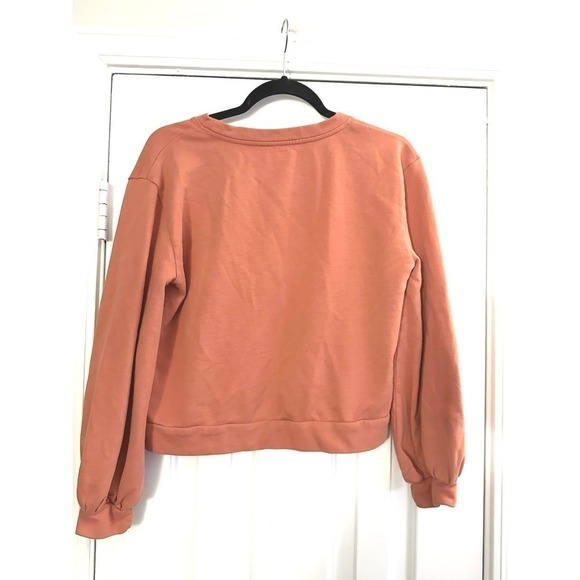 ABLE Sonu Feminine Sweatshirt Soft Rust/Orange - Sz Small - Picture 7 of 7